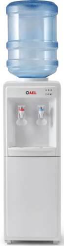Кулер AEL LD-AEL-718C, напольный, электронный, «push» - кран, белый [00211]